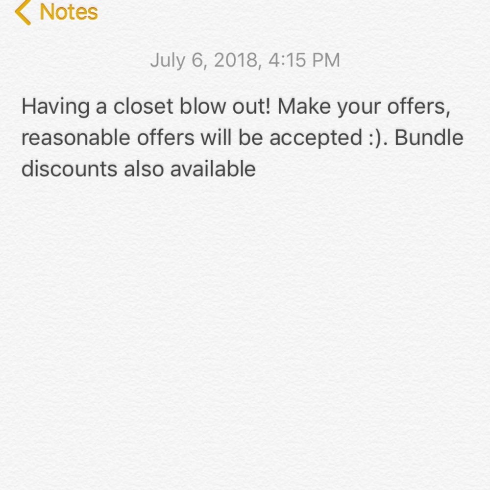 Closet blowout